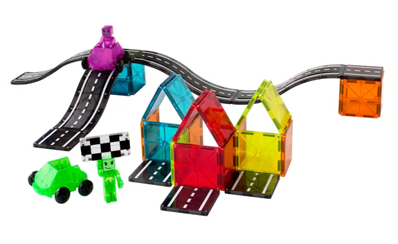 Downhill Duo 40-Piece Set by MAGNA-TILES