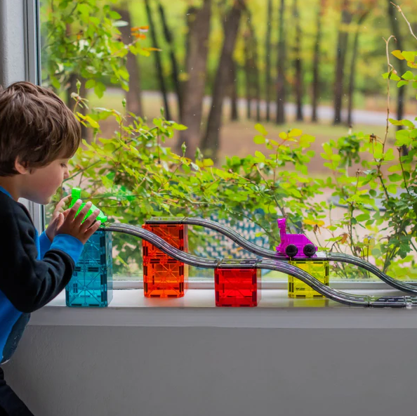 Downhill Duo 40-Piece Set by MAGNA-TILES