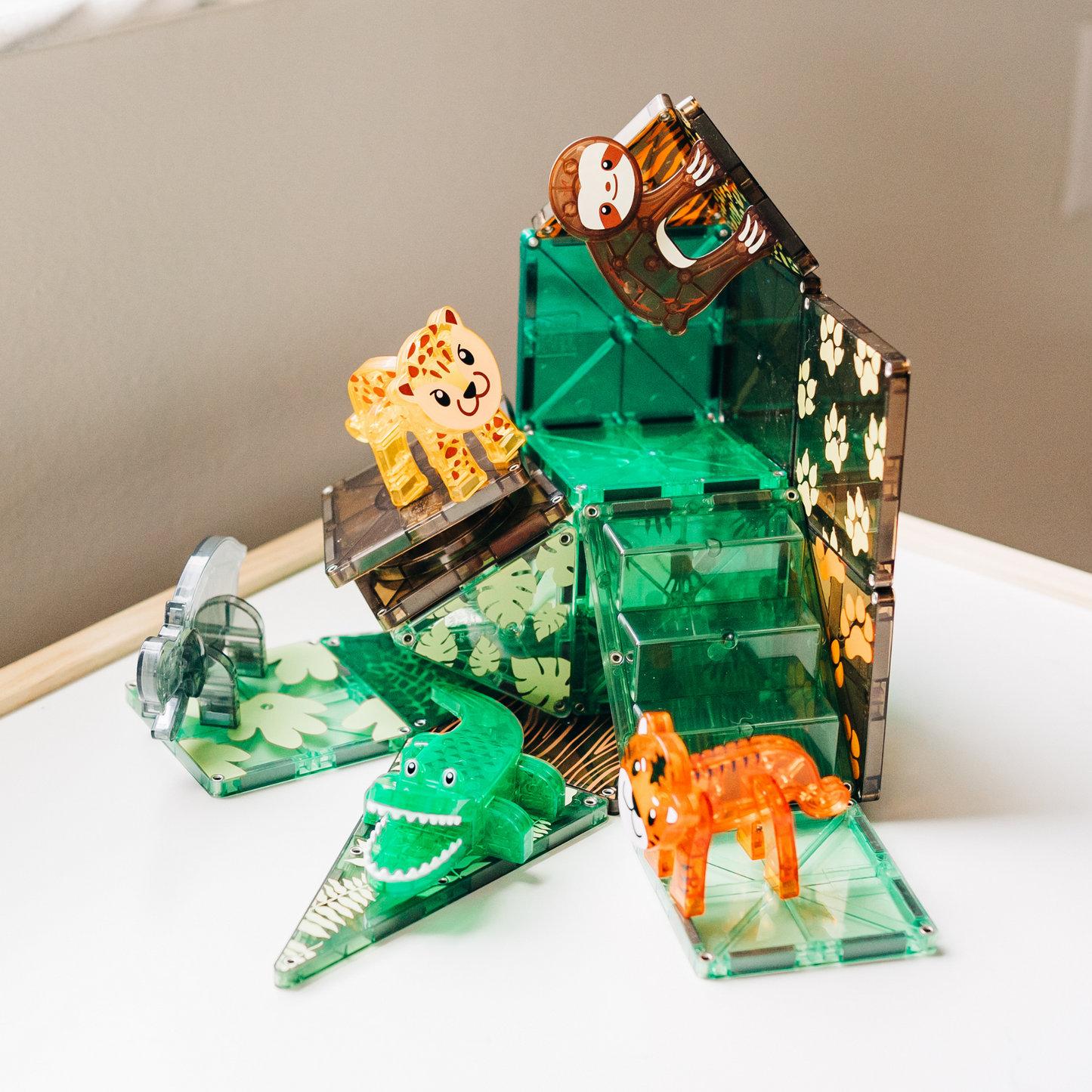 Jungle Animals 25pcs Set by MAGNA-TILES