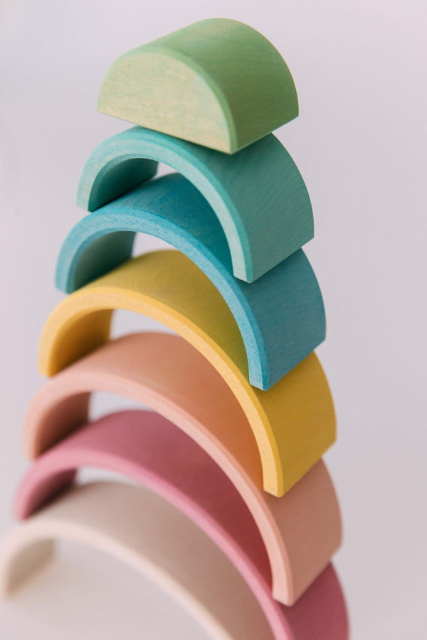 Rainbow Stacker Pastel (Small) by AVDAR