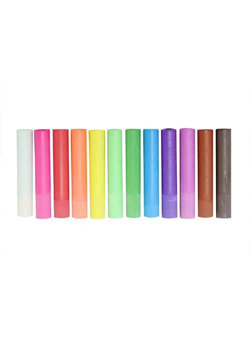 KITPAS Dustless Art Chalks 12 pcs