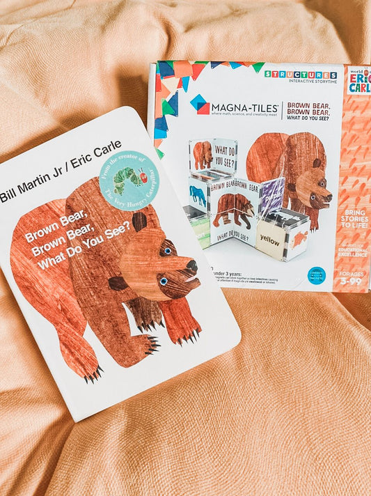 Eric Carle - Brown Bear Brown Bear by CREATEON + Board Book