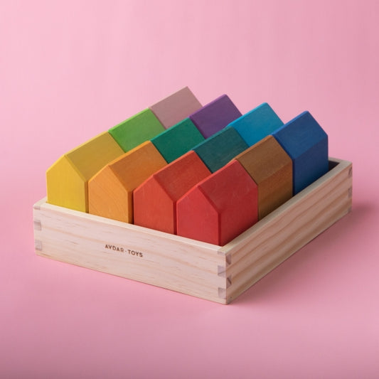 Rainbow House Block by AVDAR