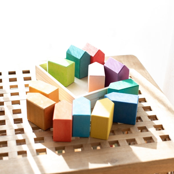 Rainbow House Block by AVDAR