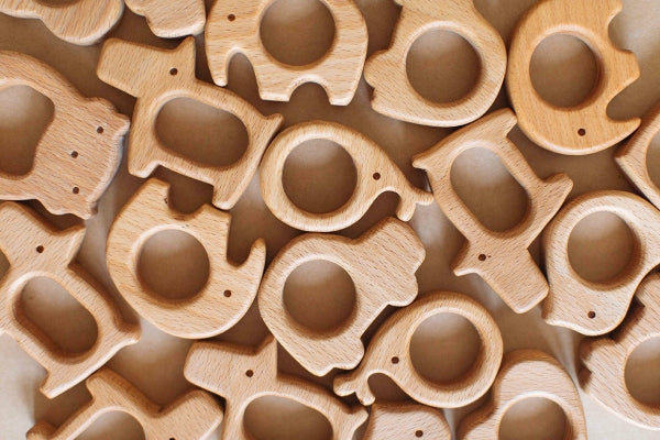Wooden Teethers by AVDAR