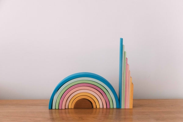 Rainbow Stacker Pastel (Medium) by AVDAR
