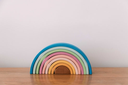 Rainbow Stacker Pastel (Medium) by AVDAR