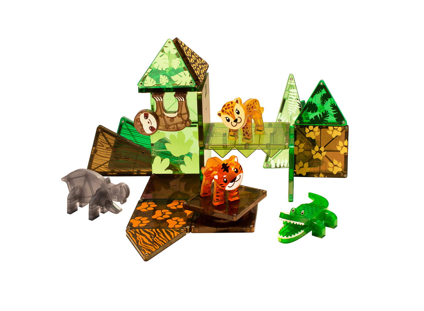 Jungle Animals 25pcs Set by MAGNA-TILES