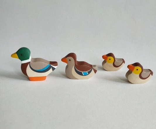 Ducks Family (Fully Painted)